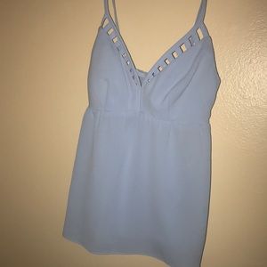 Baby blue candies tank top